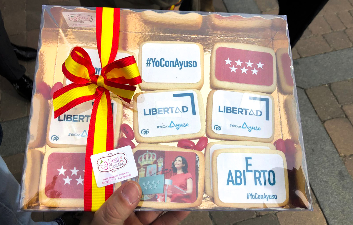 Gracias Madrid - galletas ayuso